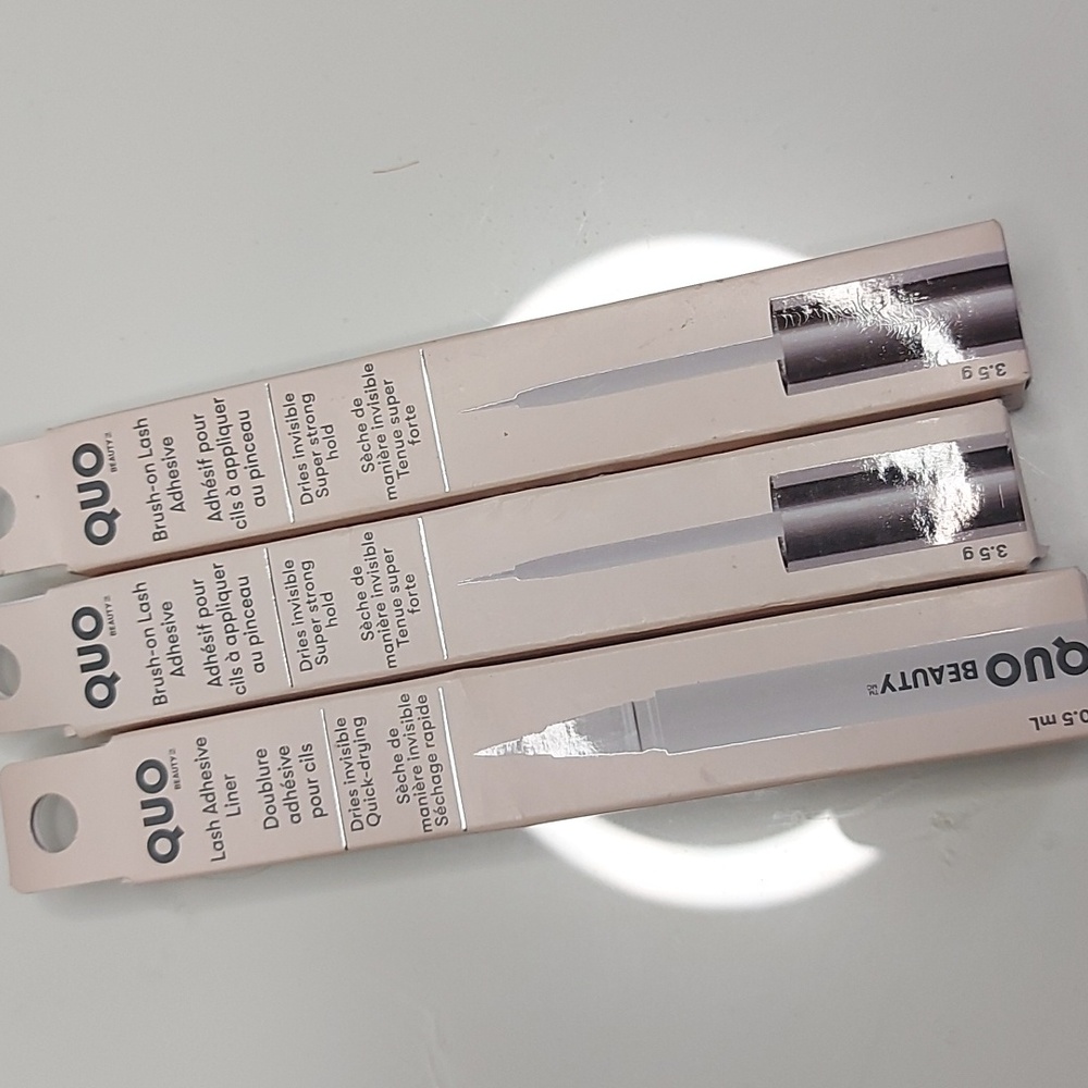 Lot of 3 Quo Lash Adhesive